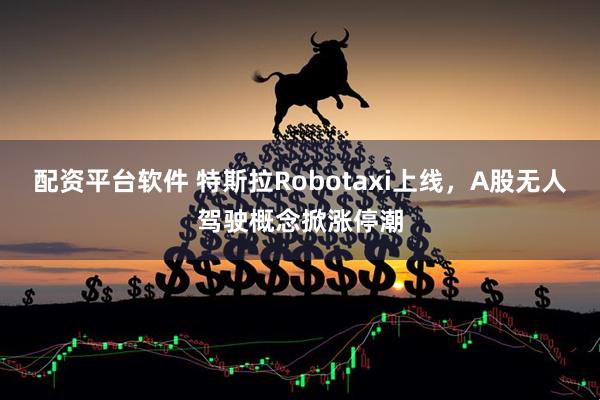 配资平台软件 特斯拉Robotaxi上线，A股无人驾驶概念掀涨停潮